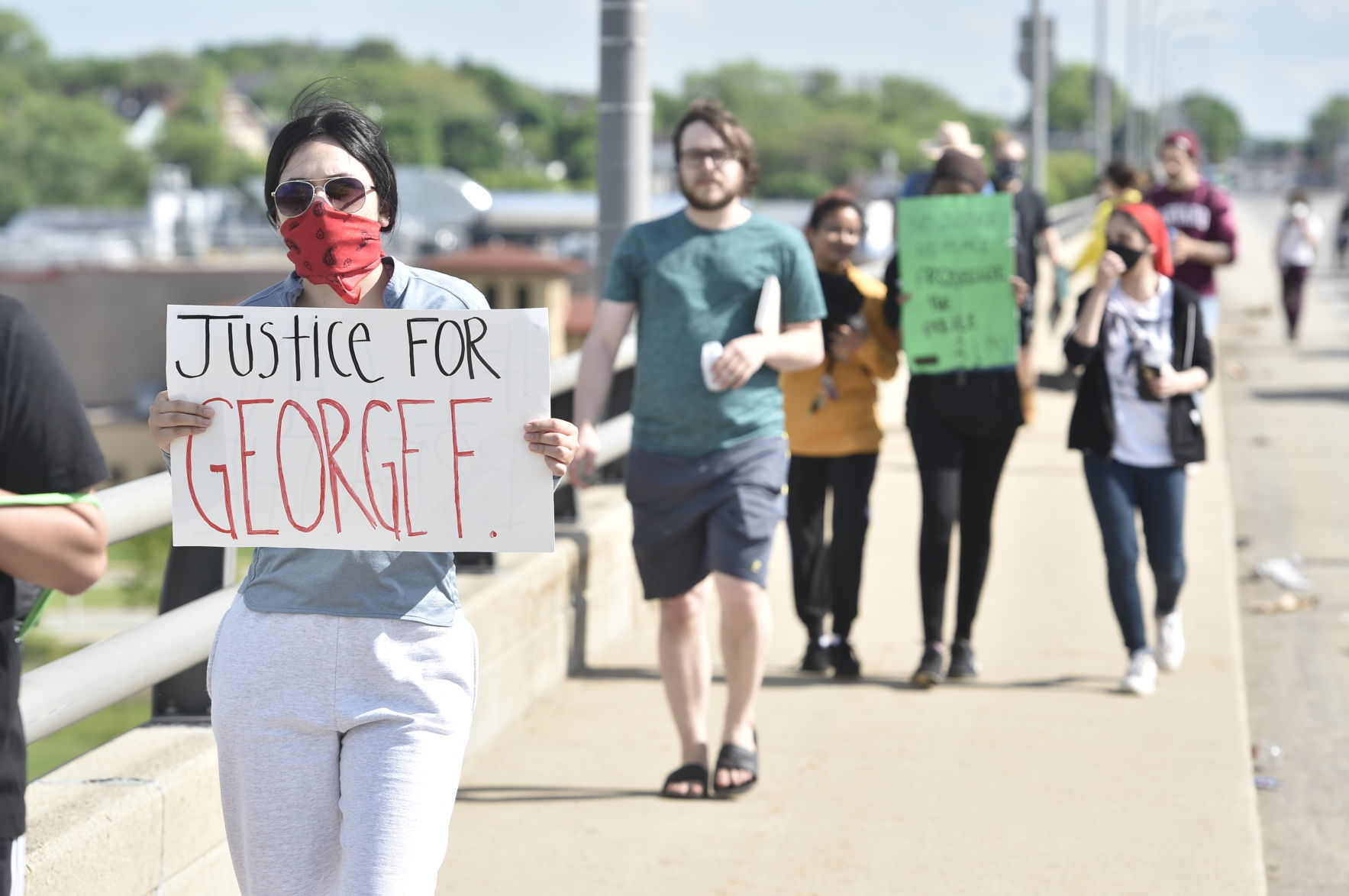 Justice for George sign